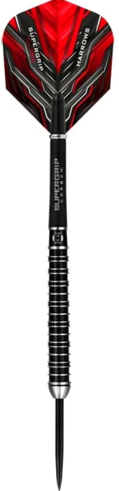 Supergrip Ultra 90% NT steeltip dartpile fra Harrows