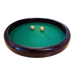Terning bakke Mahogni-farvet Ø 34 cm