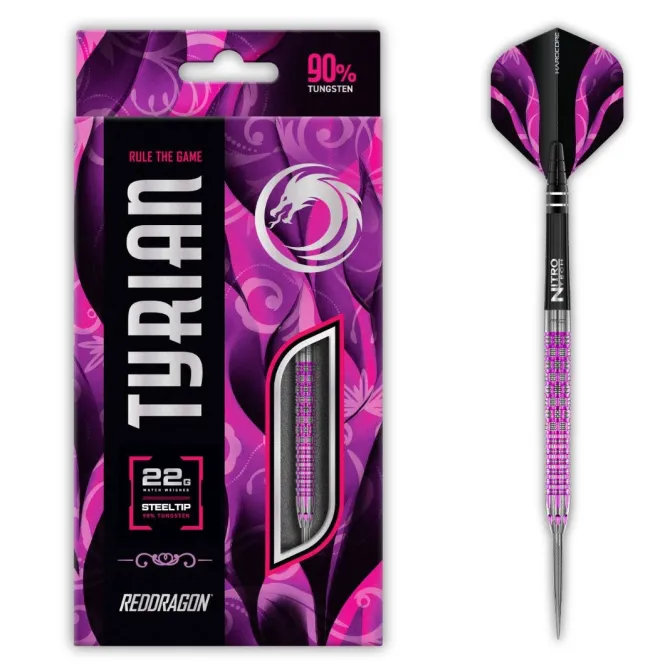 Tyrian 90% NT dartpile fra Red Dragon