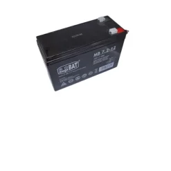 WIK batteri 12V 7,2Ah t/ poolbord - genopladeligt